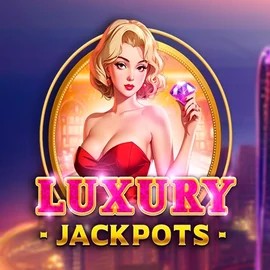 Luxury Jackpots logo by Triple Cherry at Casoola Casino