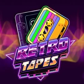 Retro Tapes logo by Push Gaming at Casoola Casino